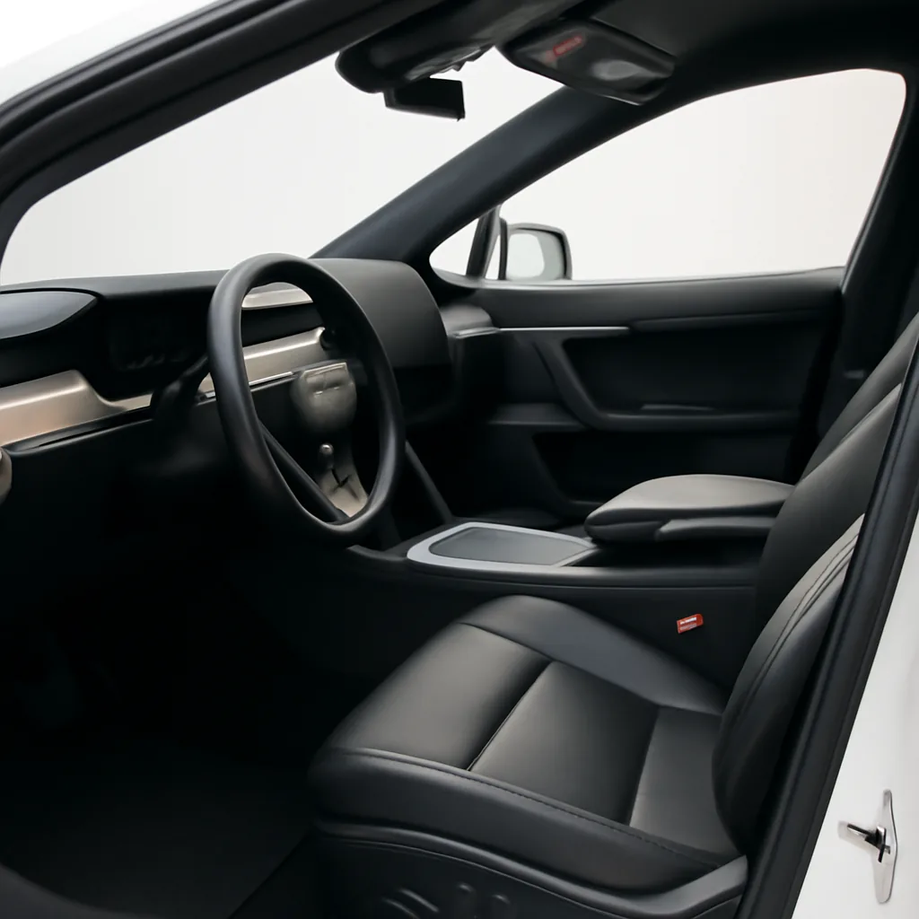 Tesla Cybertruck 2025–2026, интерьер · приборная панель