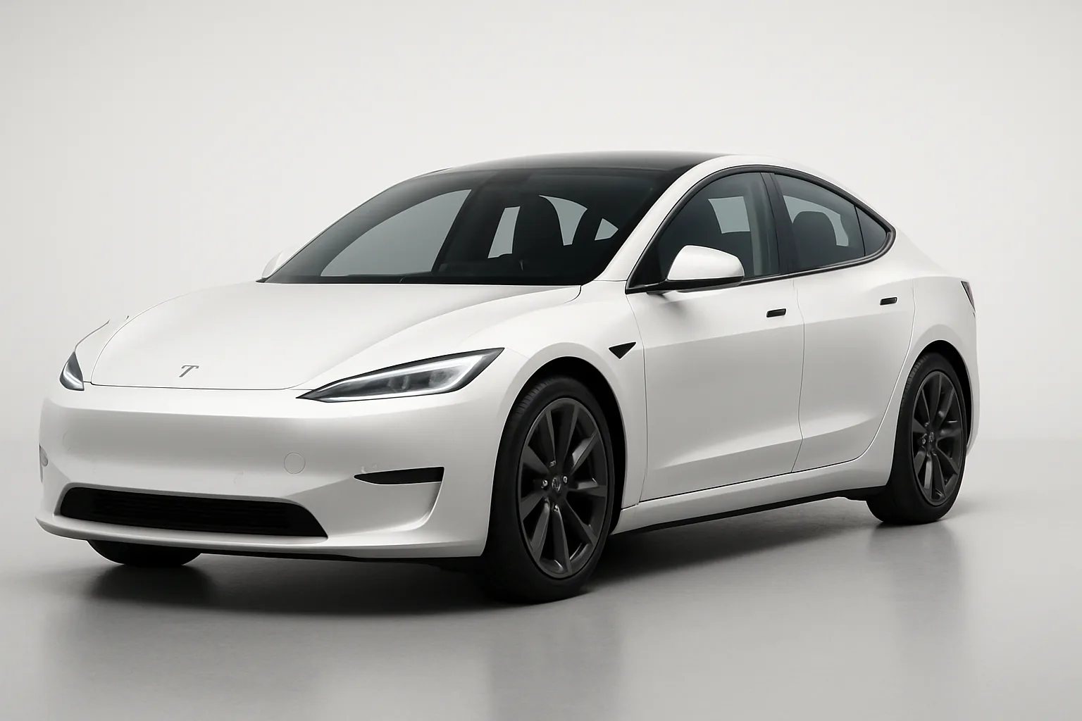 Tesla Model 3 2025–2026, 3/4 фронт