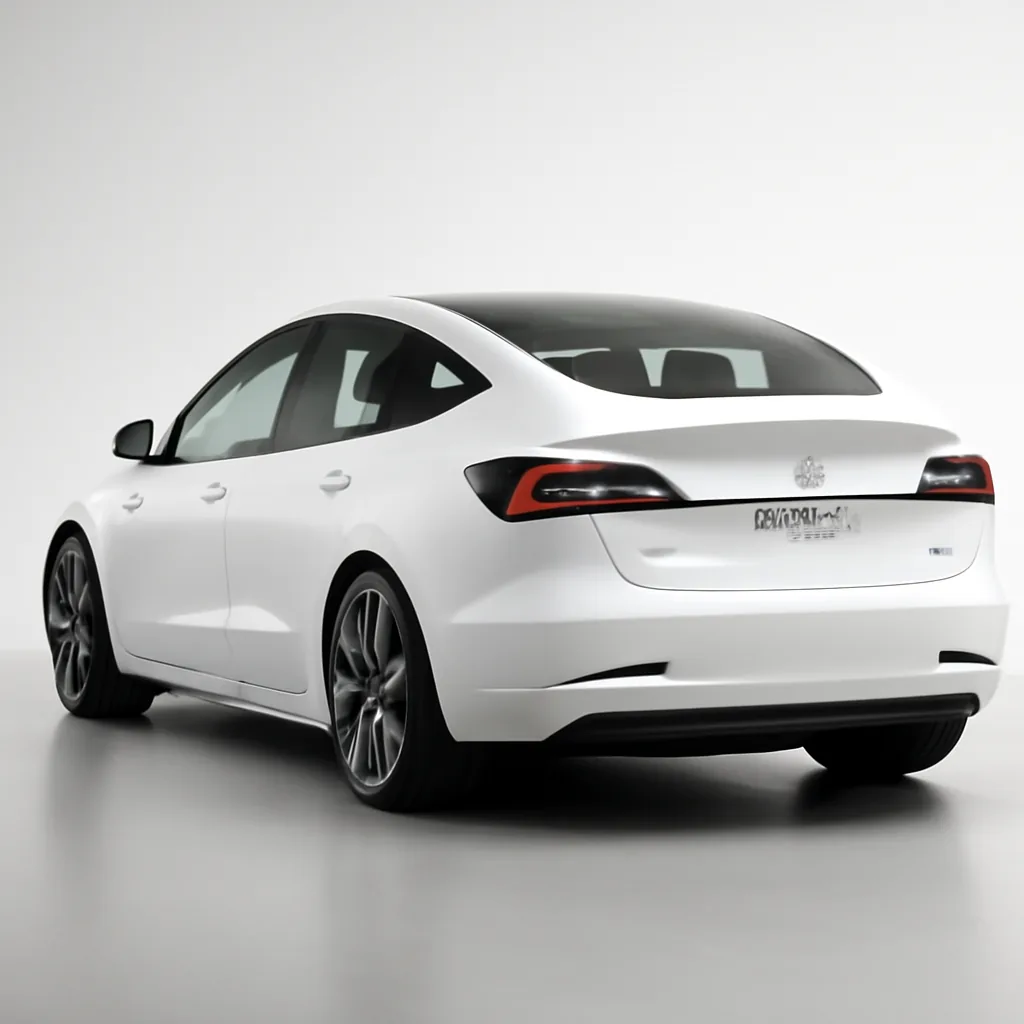 Tesla Model 3 2025–2026, 3/4 зад
