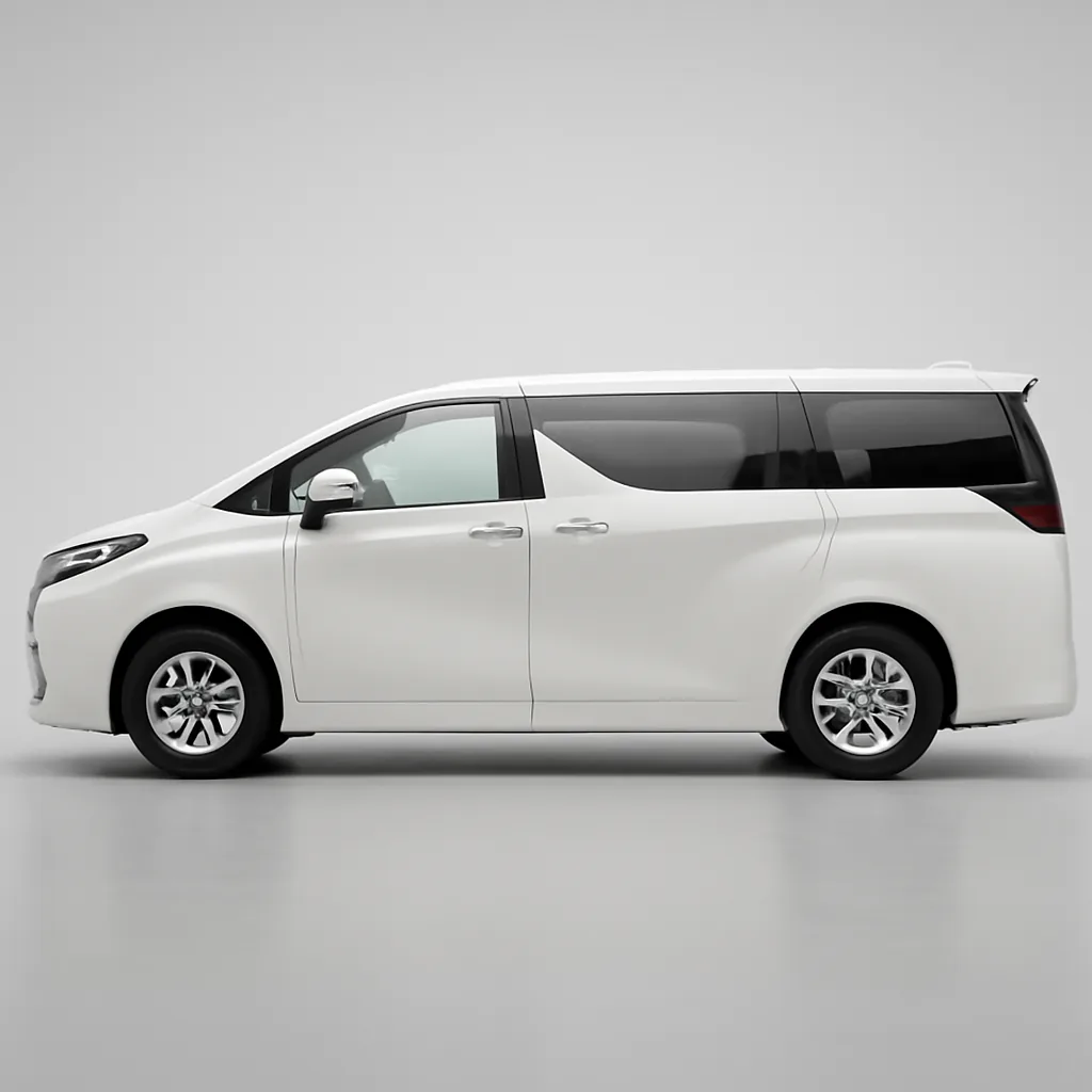 Toyota Alphard 2023–2025, вид сбоку