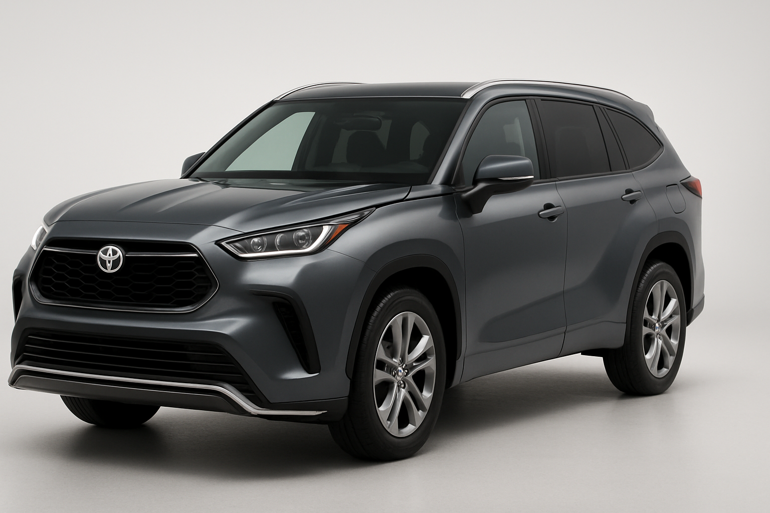 Toyota Highlander 2022 года, 3/4 фронт