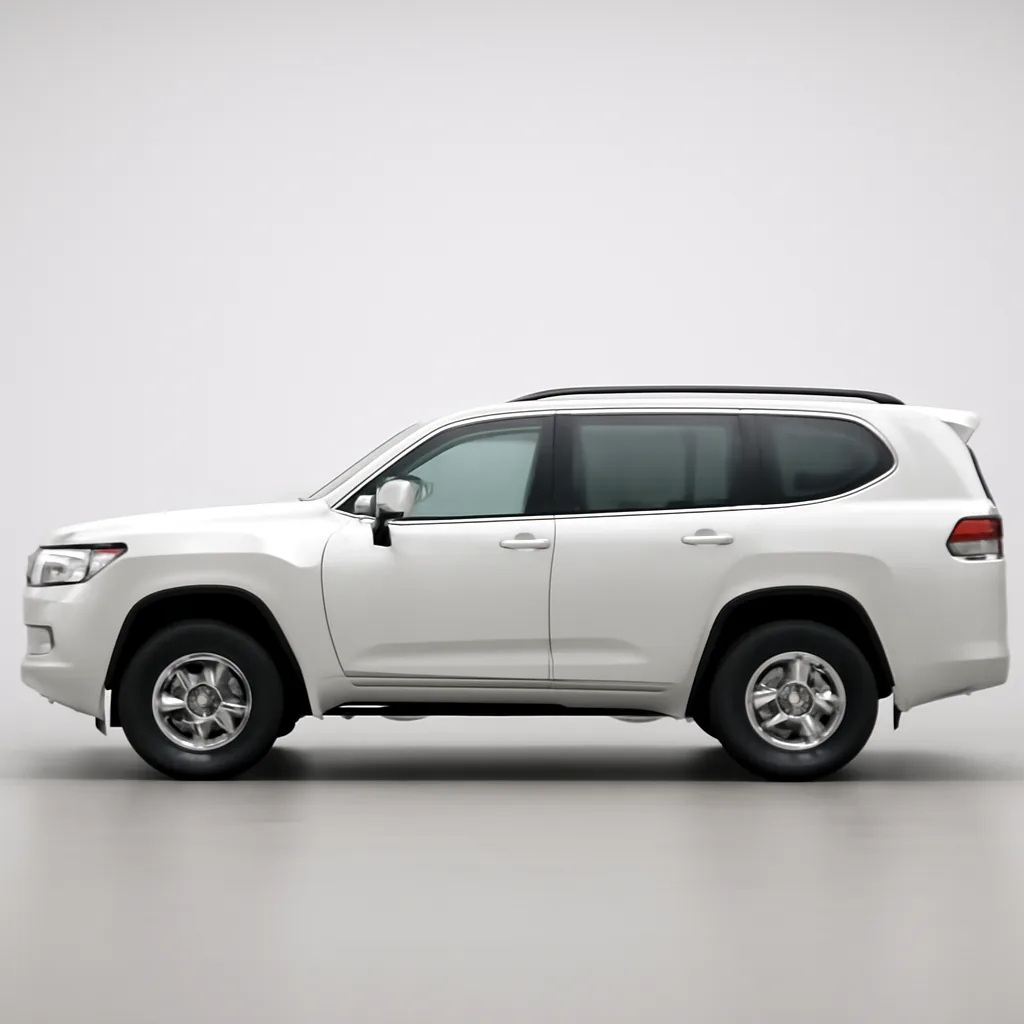 Toyota Land Cruiser 300 2022–2024, вид сбоку