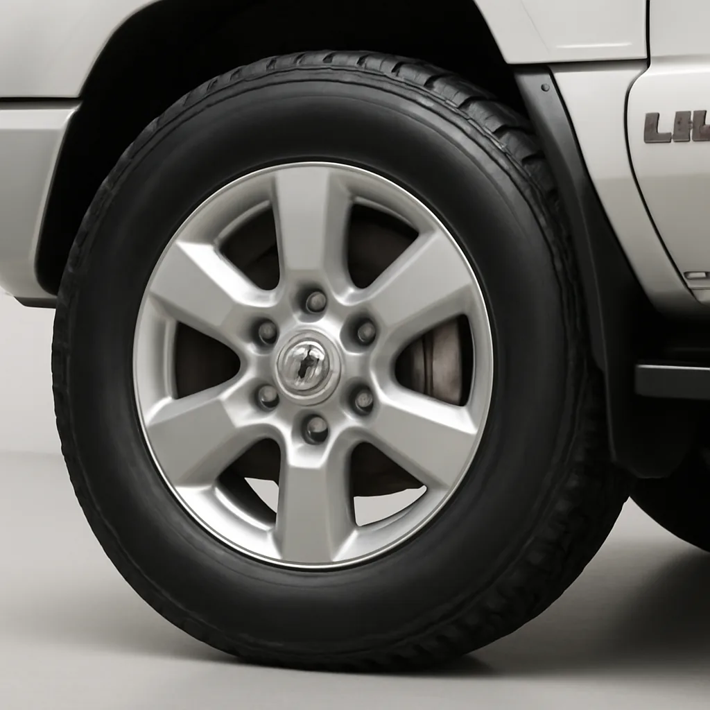Toyota Land Cruiser 70 2022–2024, колёсный диск крупным планом