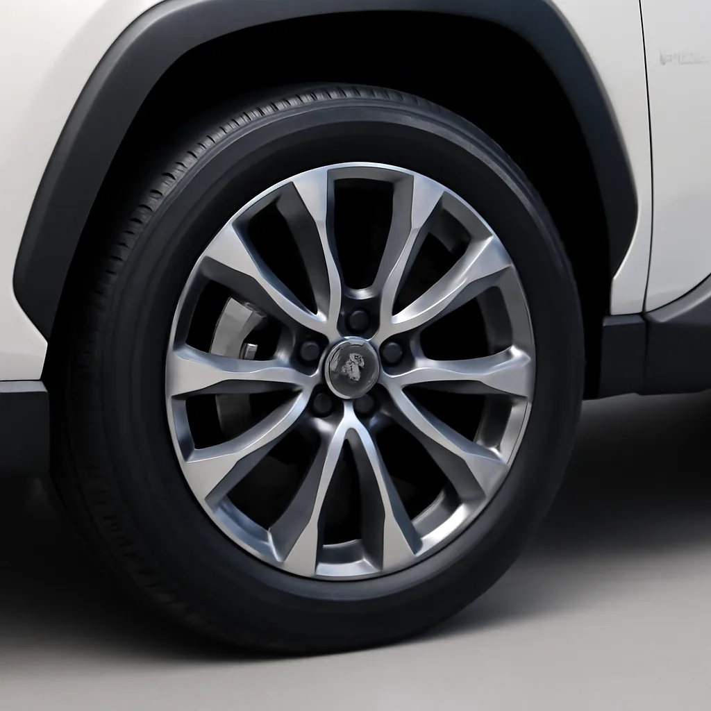 Toyota RAV4 2024–2026, колёсный диск крупным планом