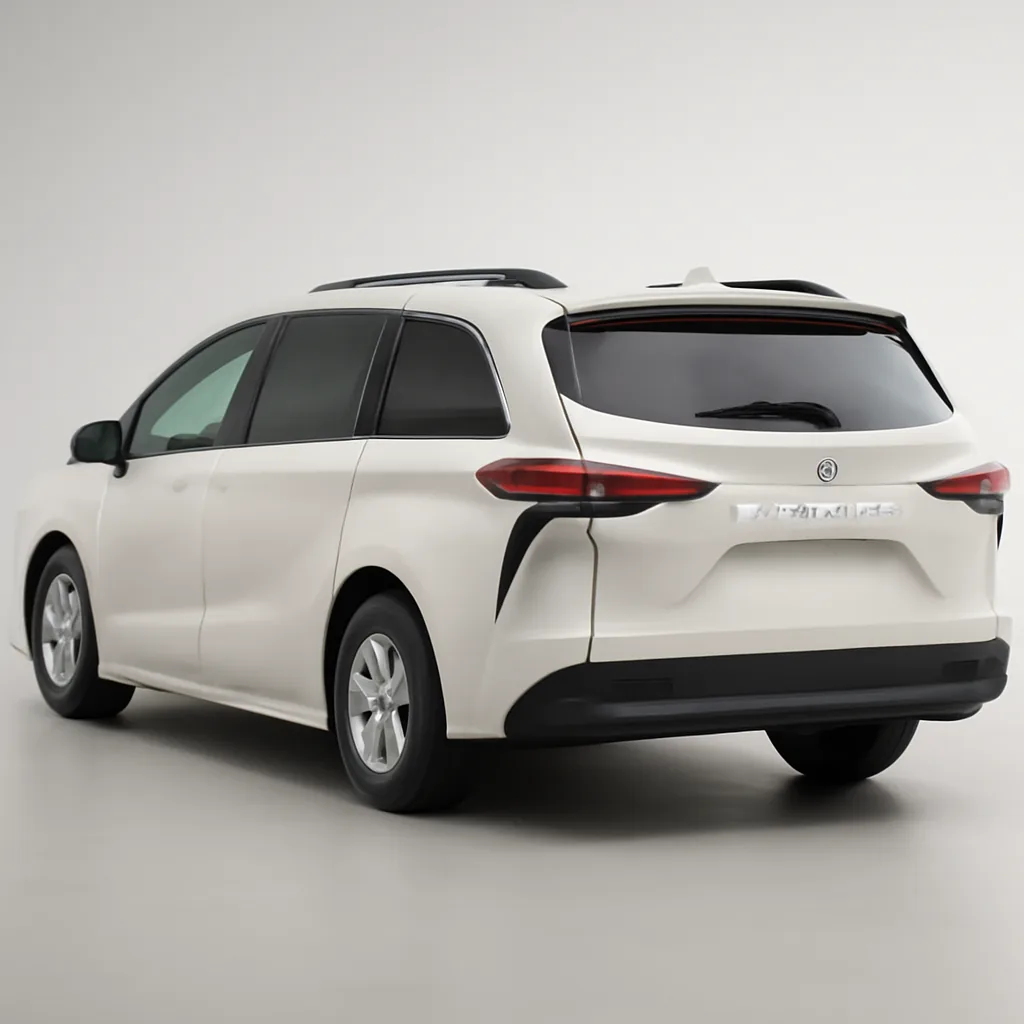 Toyota Sienna 2025–2026, 3/4 зад