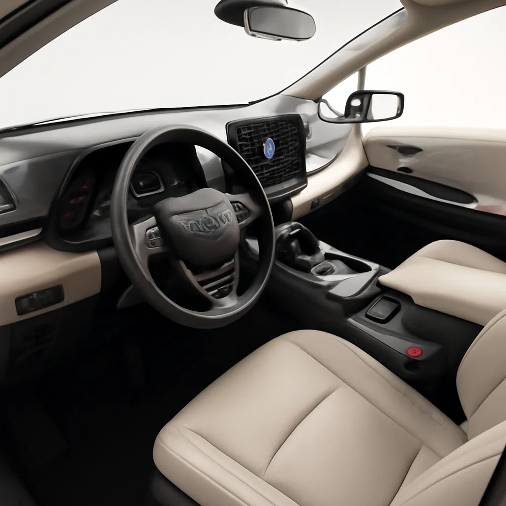 Toyota Sienna 2025–2026, интерьер · приборная панель