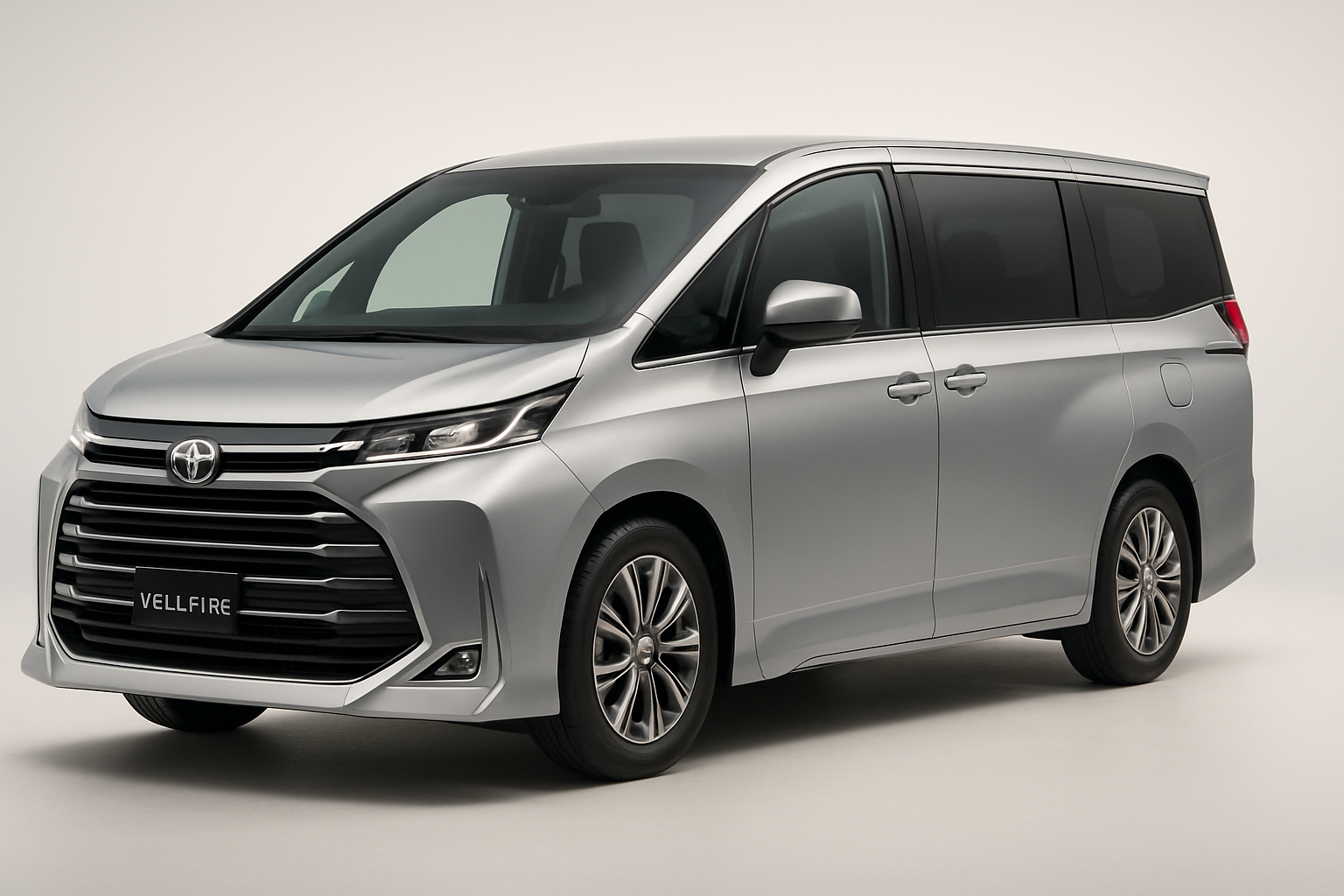 Toyota Vellfire 2026 года, 3/4 фронт