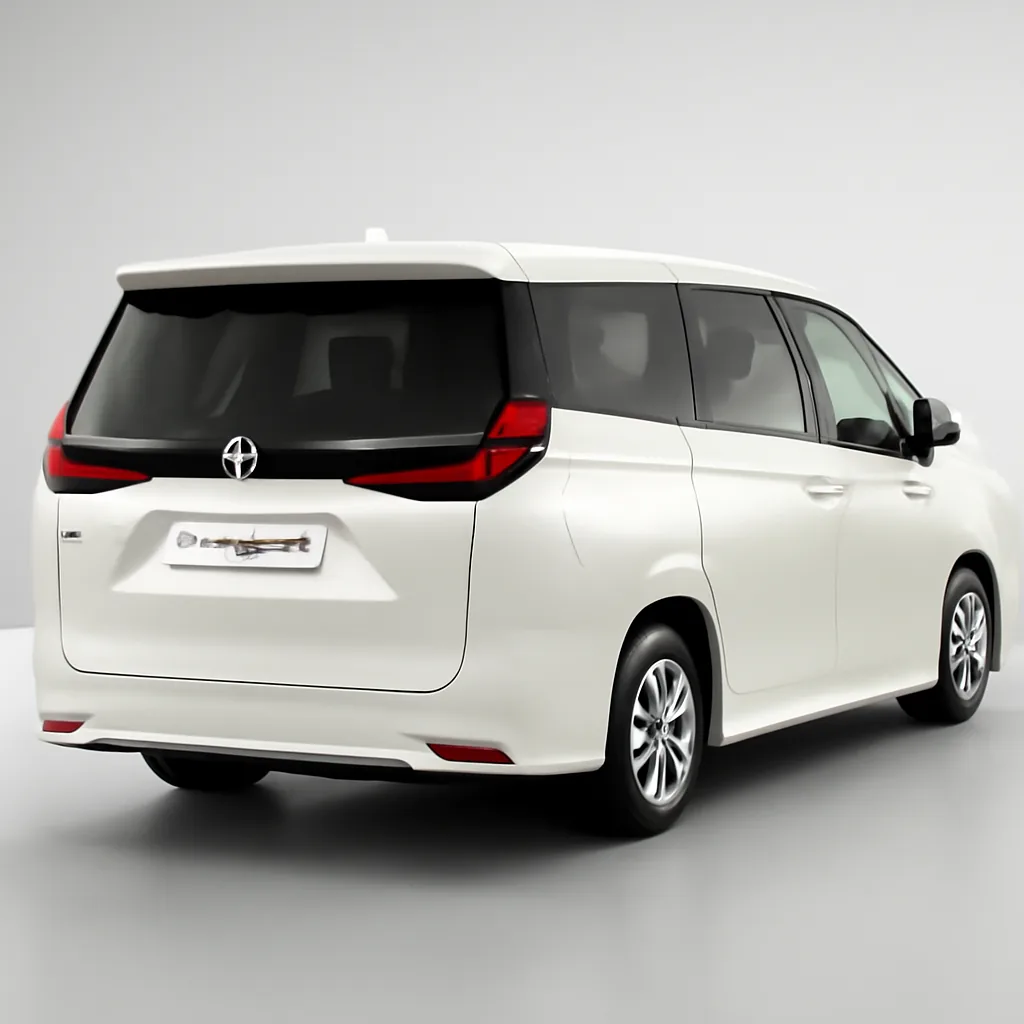 Toyota Vellfire 2023–2025, 3/4 зад
