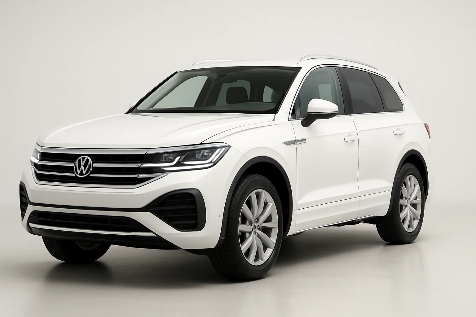 Volkswagen Touareg 2017–2019, 3/4 фронт