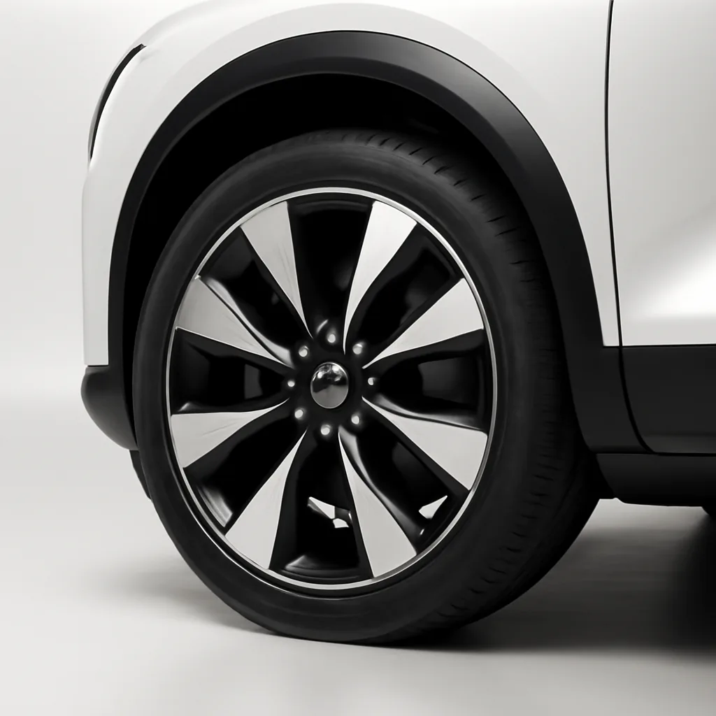 Volvo EX30 2024–2026, колёсный диск крупным планом