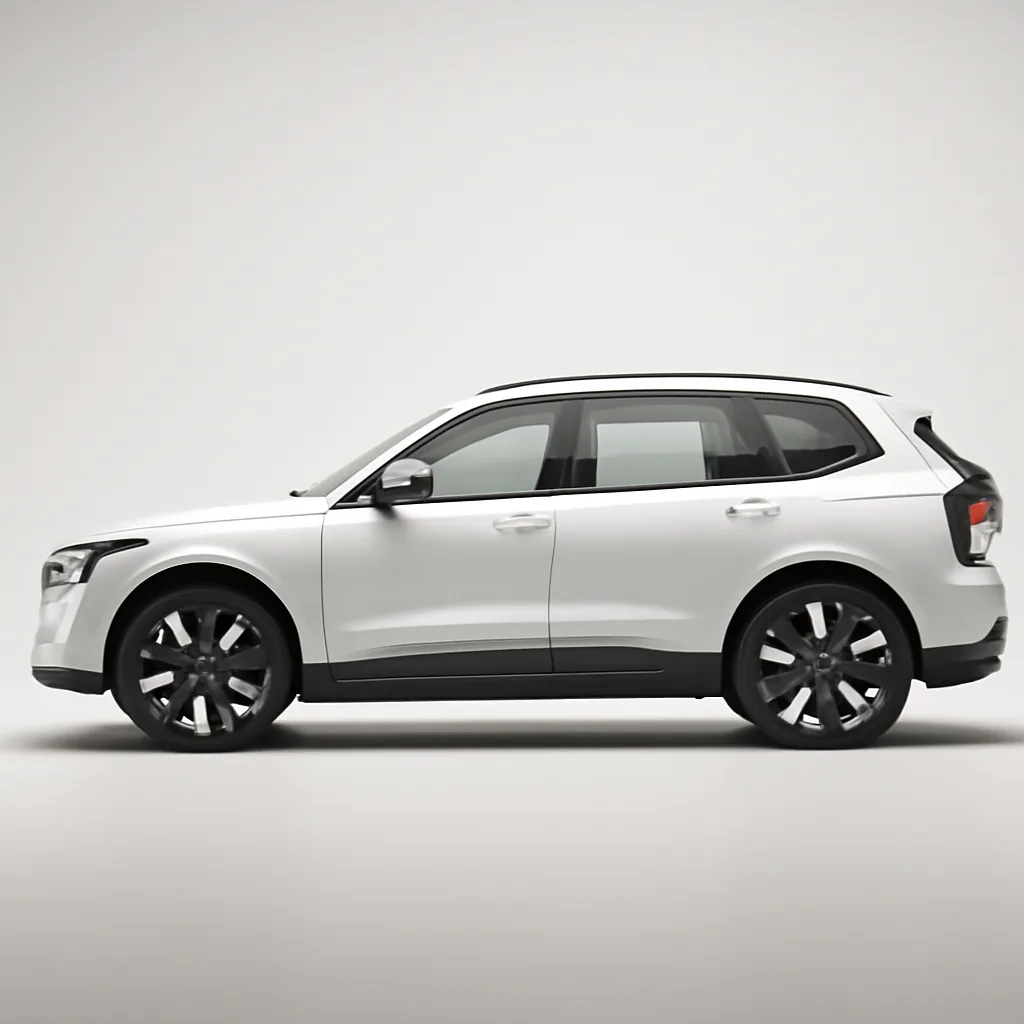 Volvo EX90 2023–2025, вид сбоку
