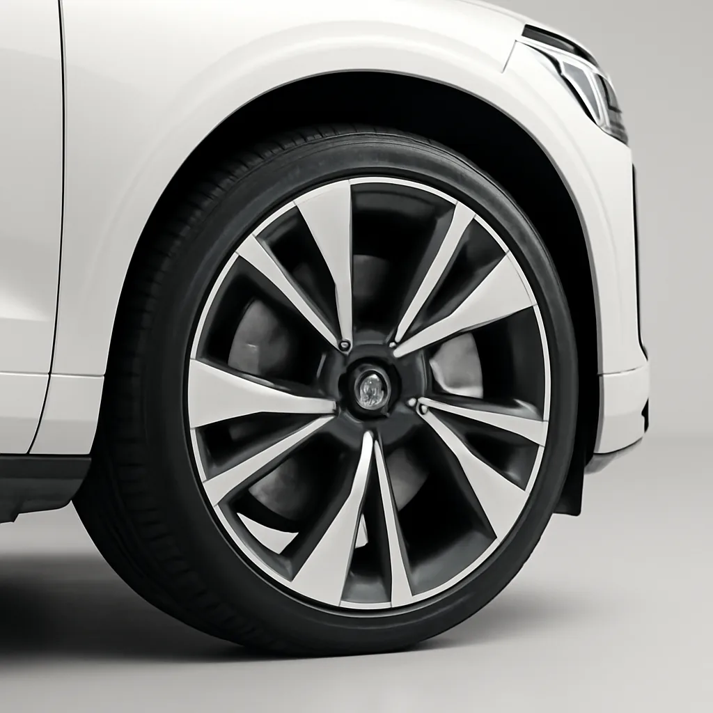 Volvo EX90 2023–2025, колёсный диск крупным планом