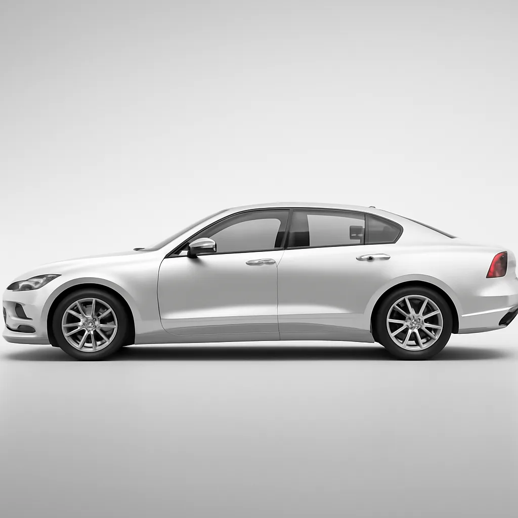 Volvo S60 2025–2026, вид сбоку