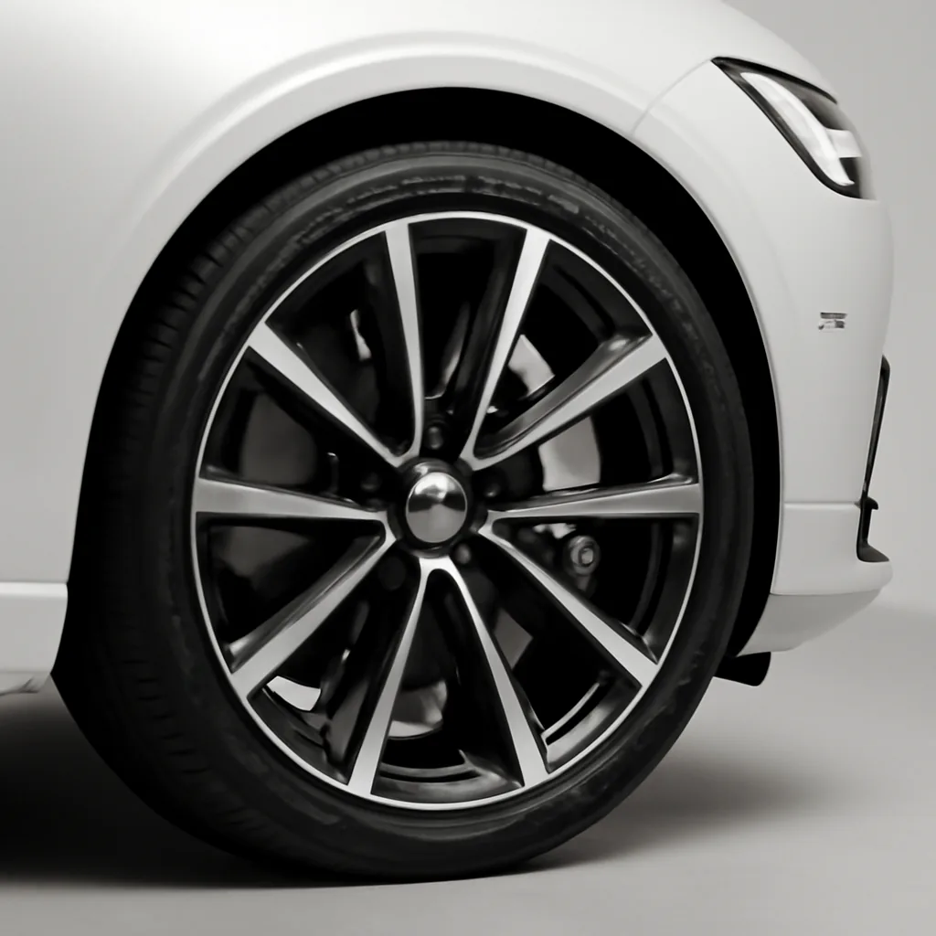 Volvo S90 2020–2022, колёсный диск крупным планом
