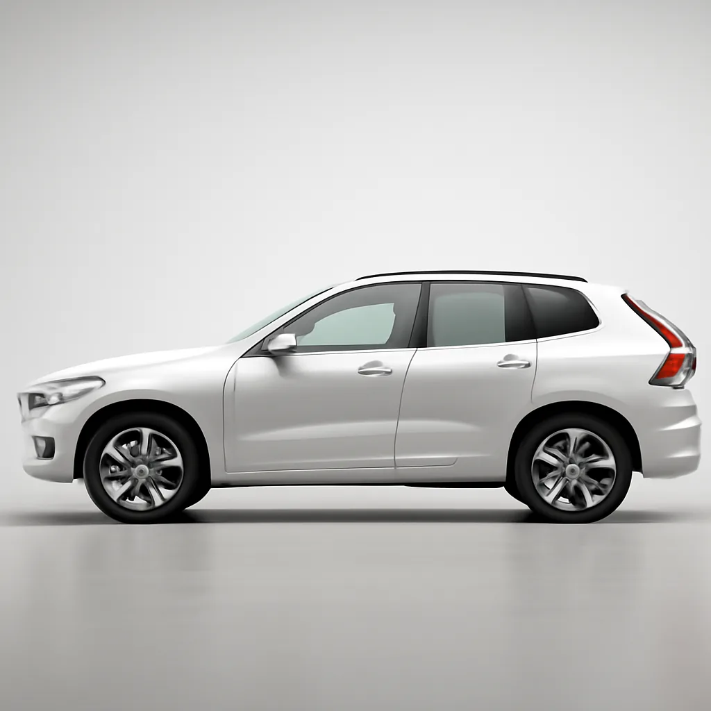Volvo XC60 2018–2020, вид сбоку