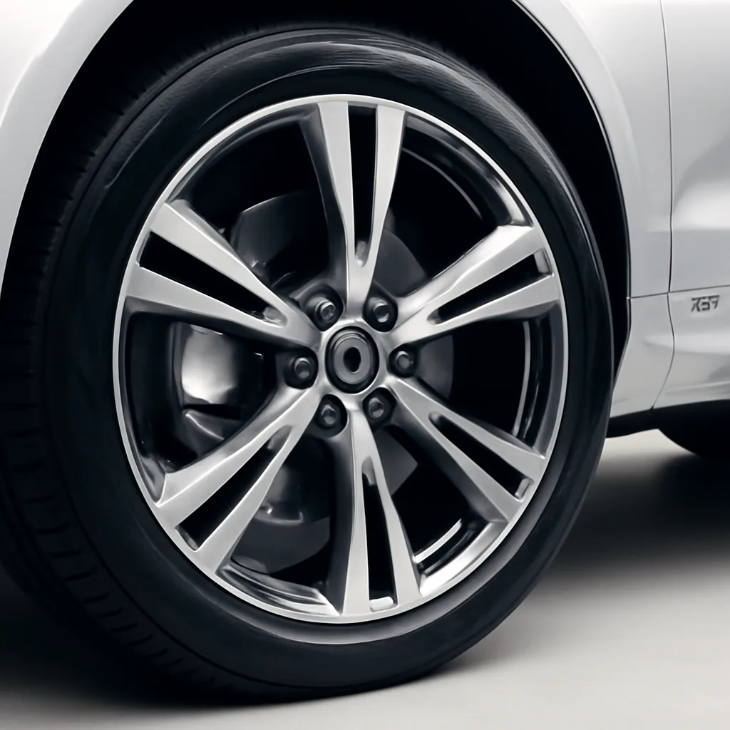 Volvo XC60 2018–2020, колёсный диск крупным планом