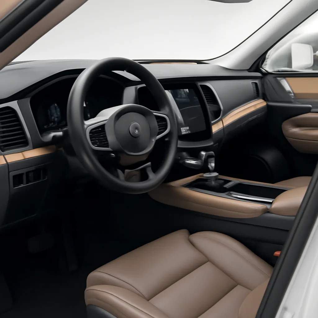 Volvo XC90 2023–2025, интерьер · приборная панель