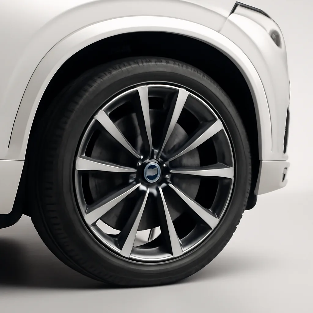 Volvo XC90 2023–2025, колёсный диск крупным планом